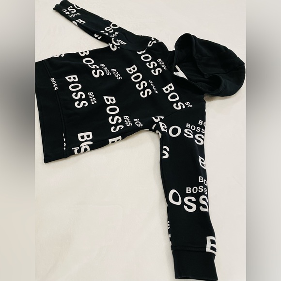 Hugo Boss Kids’ Black Sweater Hoodie (Pre-Loved) - Picture 3 of 11